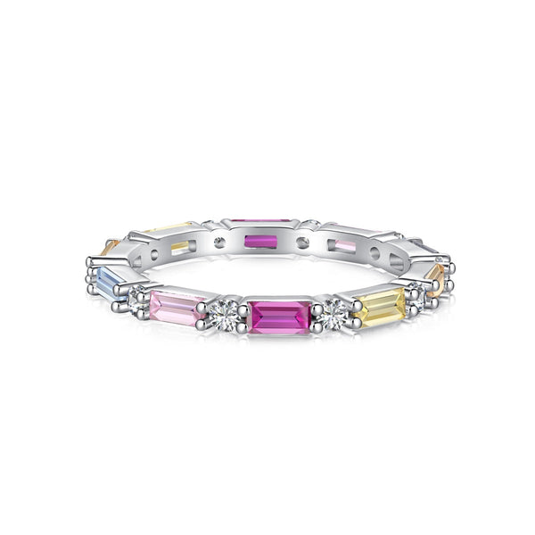 <CHIBA>Lively In Shades Elegant Radiant Cut Daily Ring