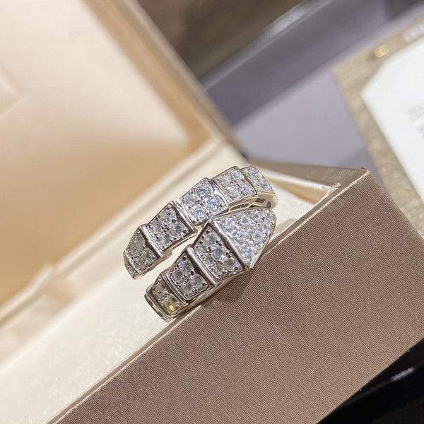 <chiba> SERPENTI RING SILBER MIT DIAMANTEN</chiba>