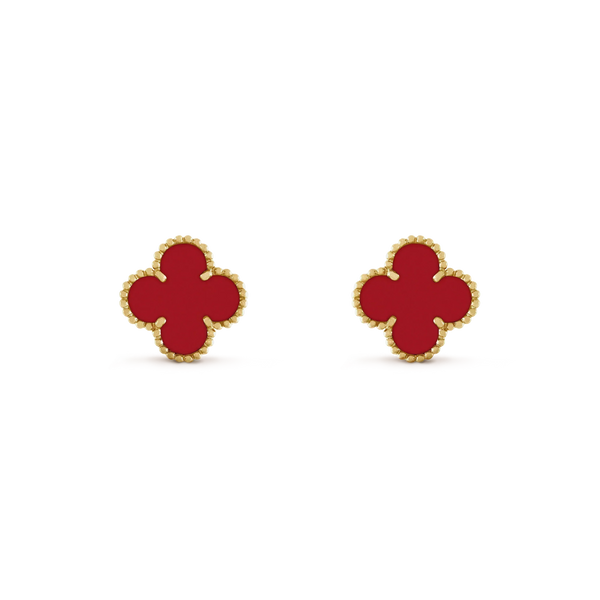 <chiba> CLOVER MINI 9,5MM KARNEOL OHRRINGE</chiba>