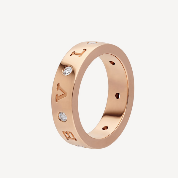 <chiba> ZERO 1 ESSENTIAL ROSÉGOLDRING MIT DIAMANTEN</chiba>