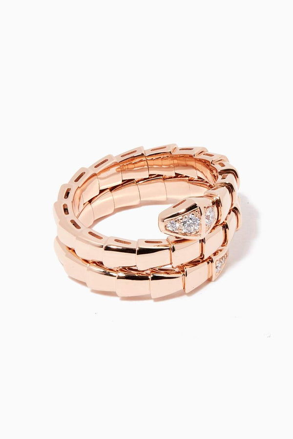 <chiba> Doppelreihiger Diamantring „Serpents“</chiba>