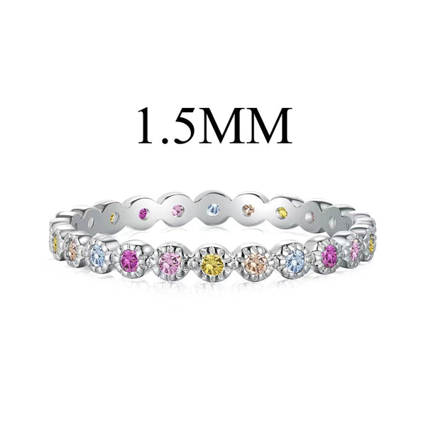 <CHIBA>Radiant Sparkling Round Cut Daily Ring