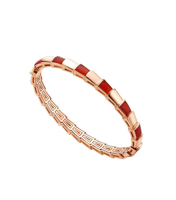 <chiba> SERPENTI ARMBAND ROTGOLD RUBELLIT</chiba>